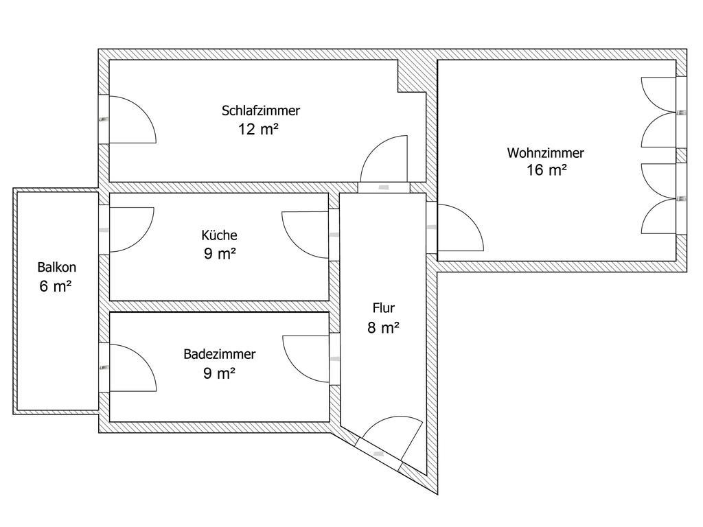 Ferienwohnung Leipzig Nord-Ost Eksteriør billede